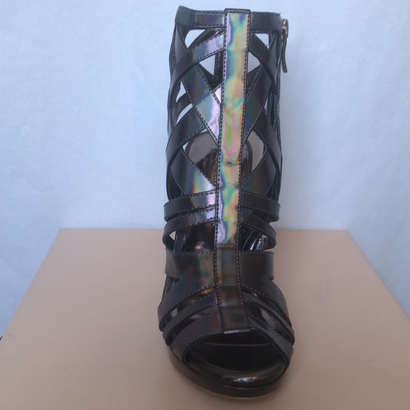 BCBGeration GARLEN Matte bronze caged heels size 6.5. New in box. 4in heel. - Picture 2 of 6